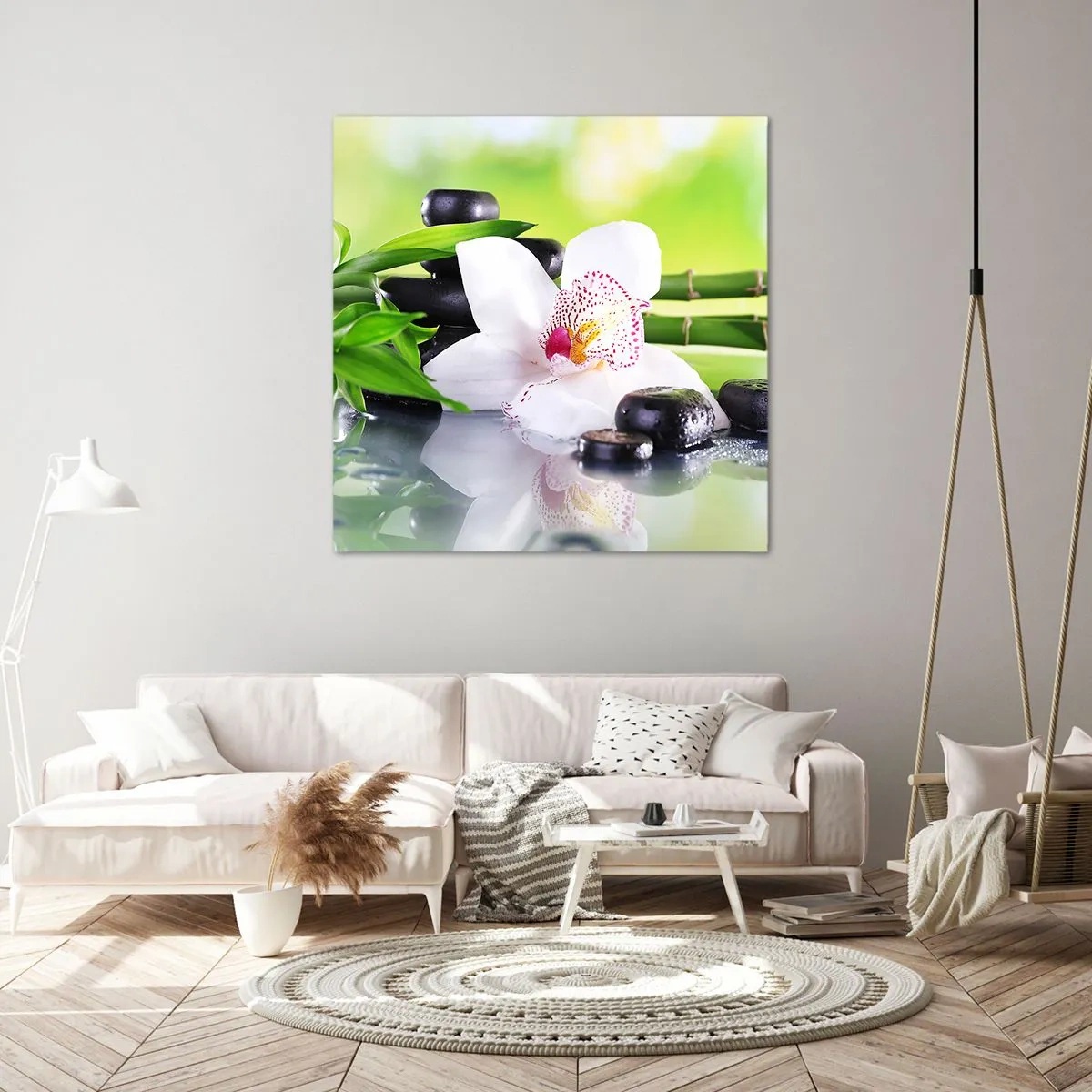 Lærredstryk - Billede på lærred - Kølig friskhed - 40x40 cm