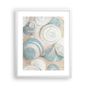 Plakat i hvid ramme - Hvad gemmer skallen på? - 40x50 cm