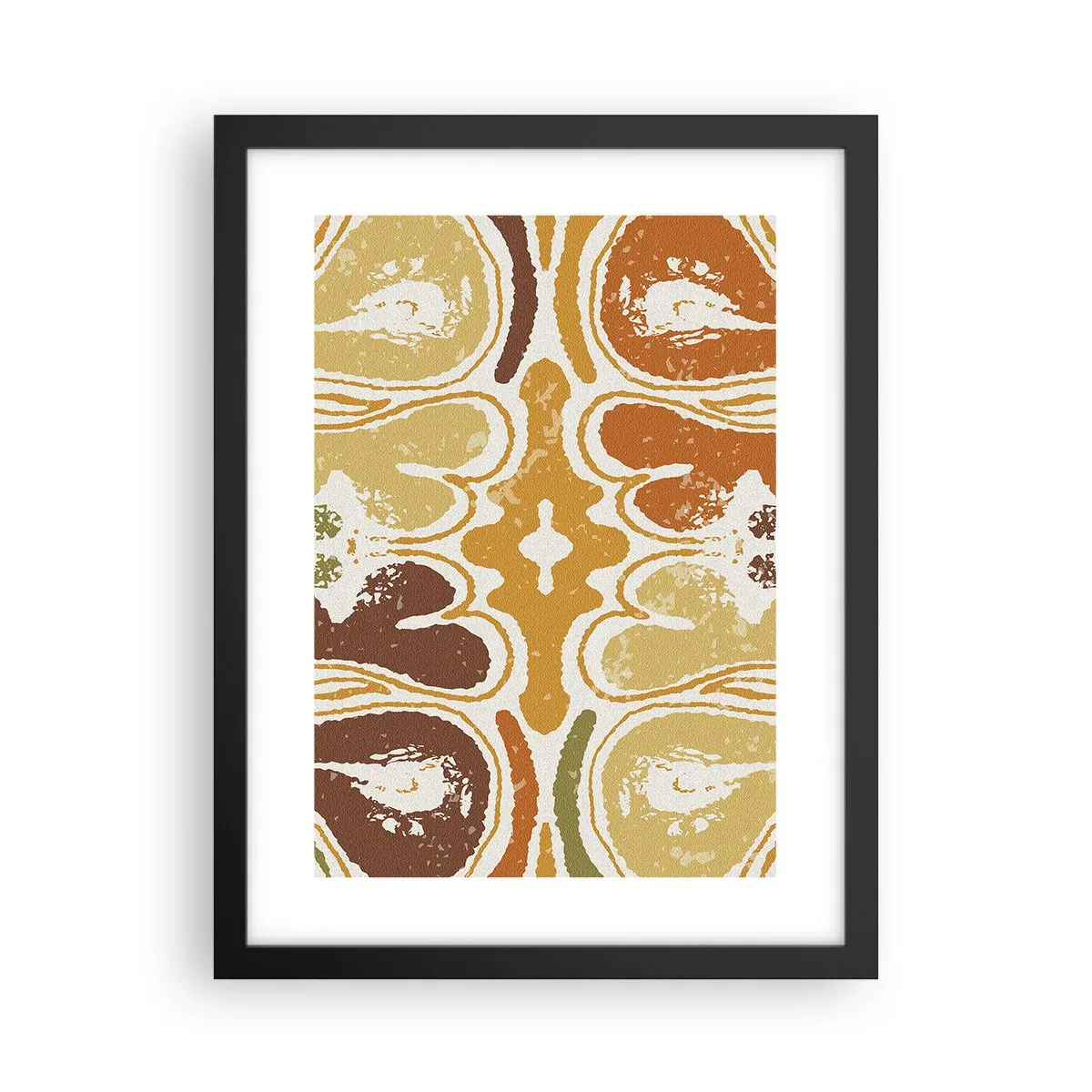 Plakat i sort ramme - Sentimental abstraktion - 30x40 cm