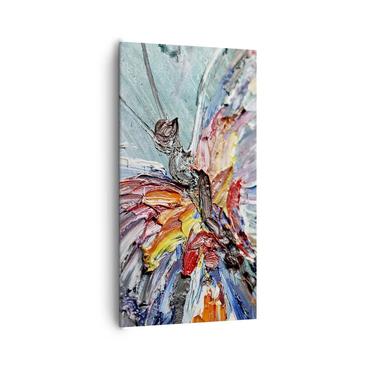 Lærredstryk - Billede på lærred - Malet af naturen - 65x120 cm