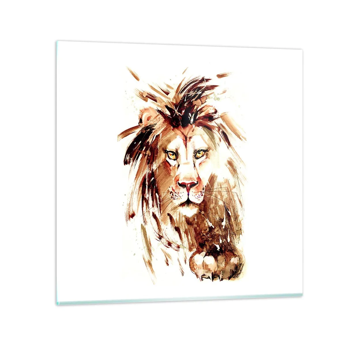 Billede på glas - Styrke og værdighed - 70x70 cm