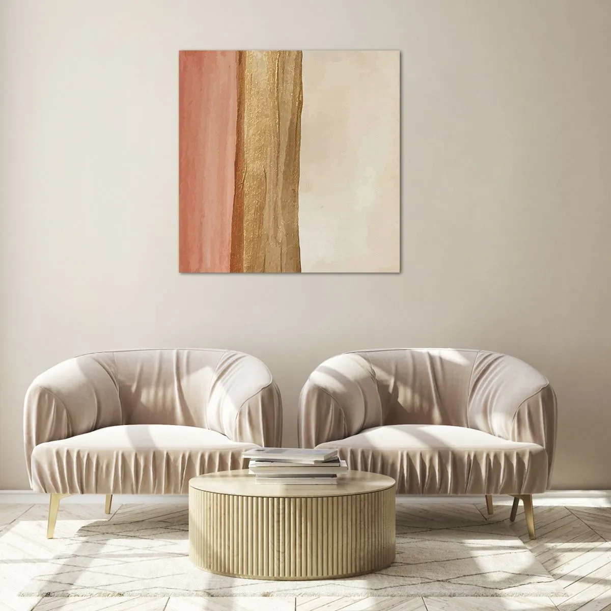 Billede på glas - Lodret sammensætning - 40x40 cm