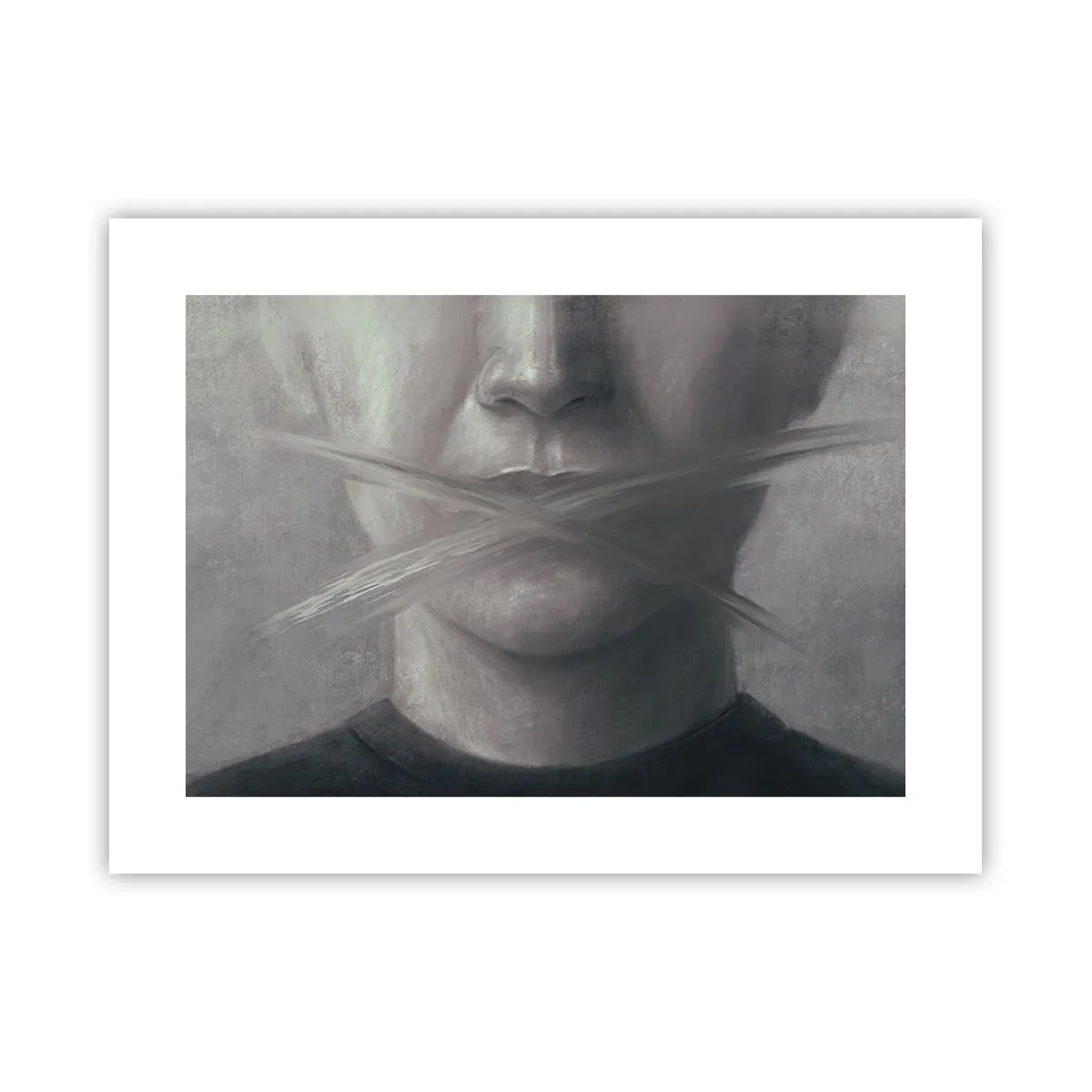 Plakat - Ikke et ord - 40x30 cm