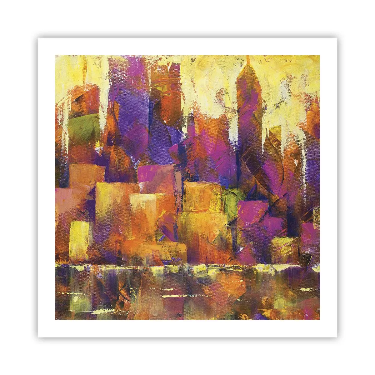 Plakat - Metropolitansk sammensætning - 60x60 cm