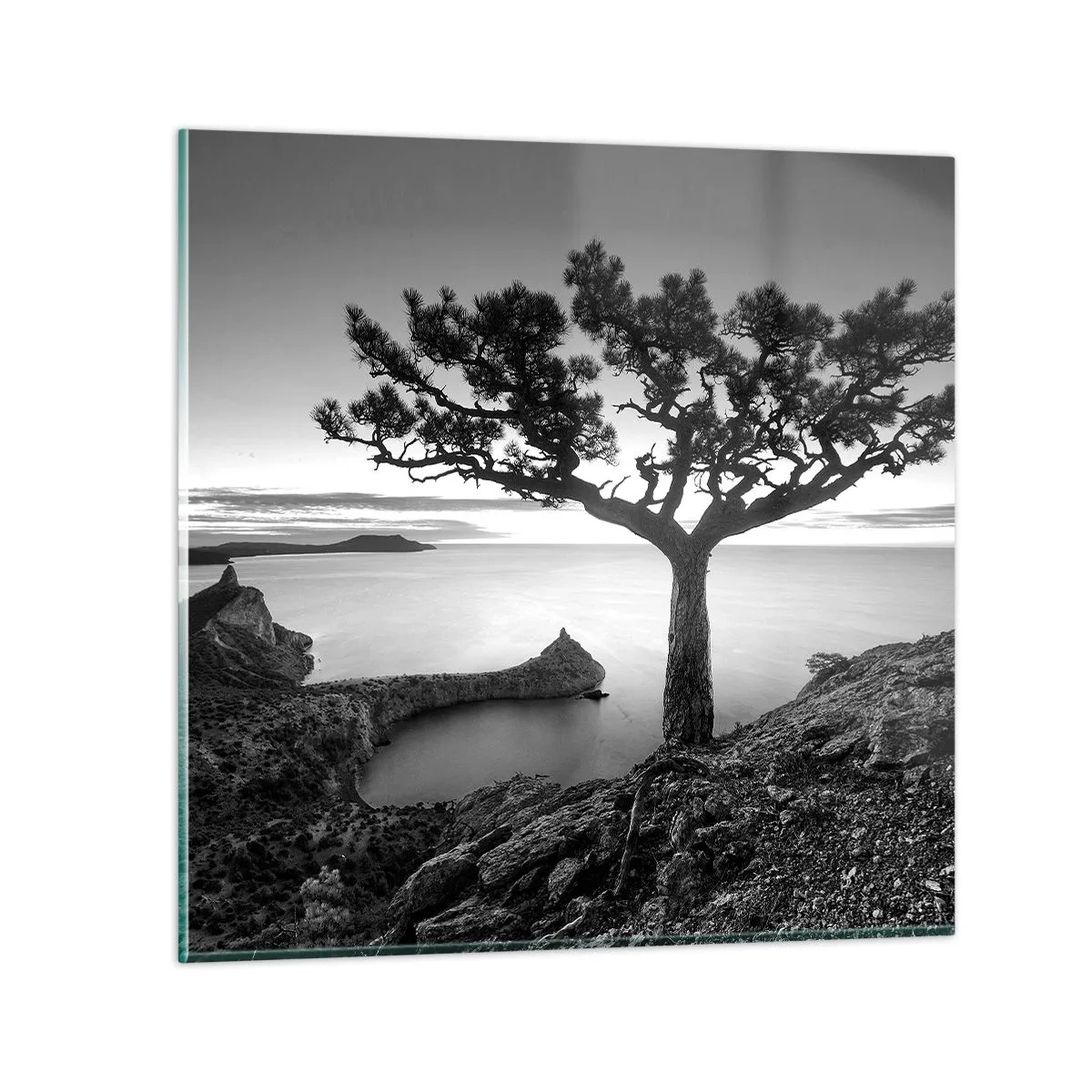 Billede på glas - Fred hele vejen til horisonten - 60x60 cm