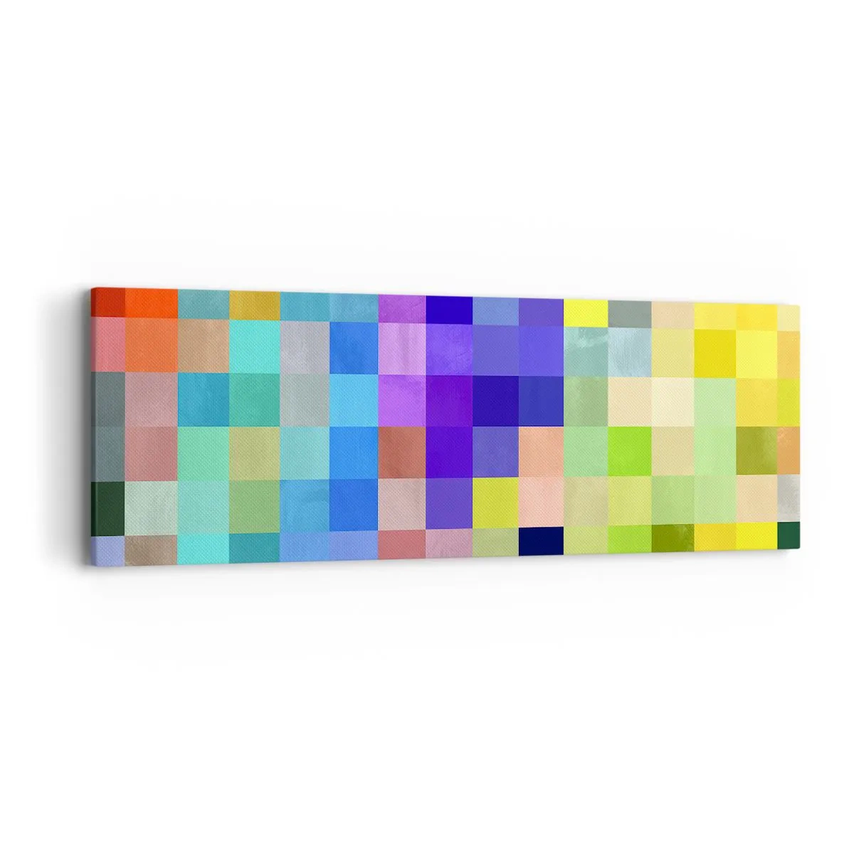 Lærredstryk - Billede på lærred - Alle er forskellige, alle er lige - 90x30 cm