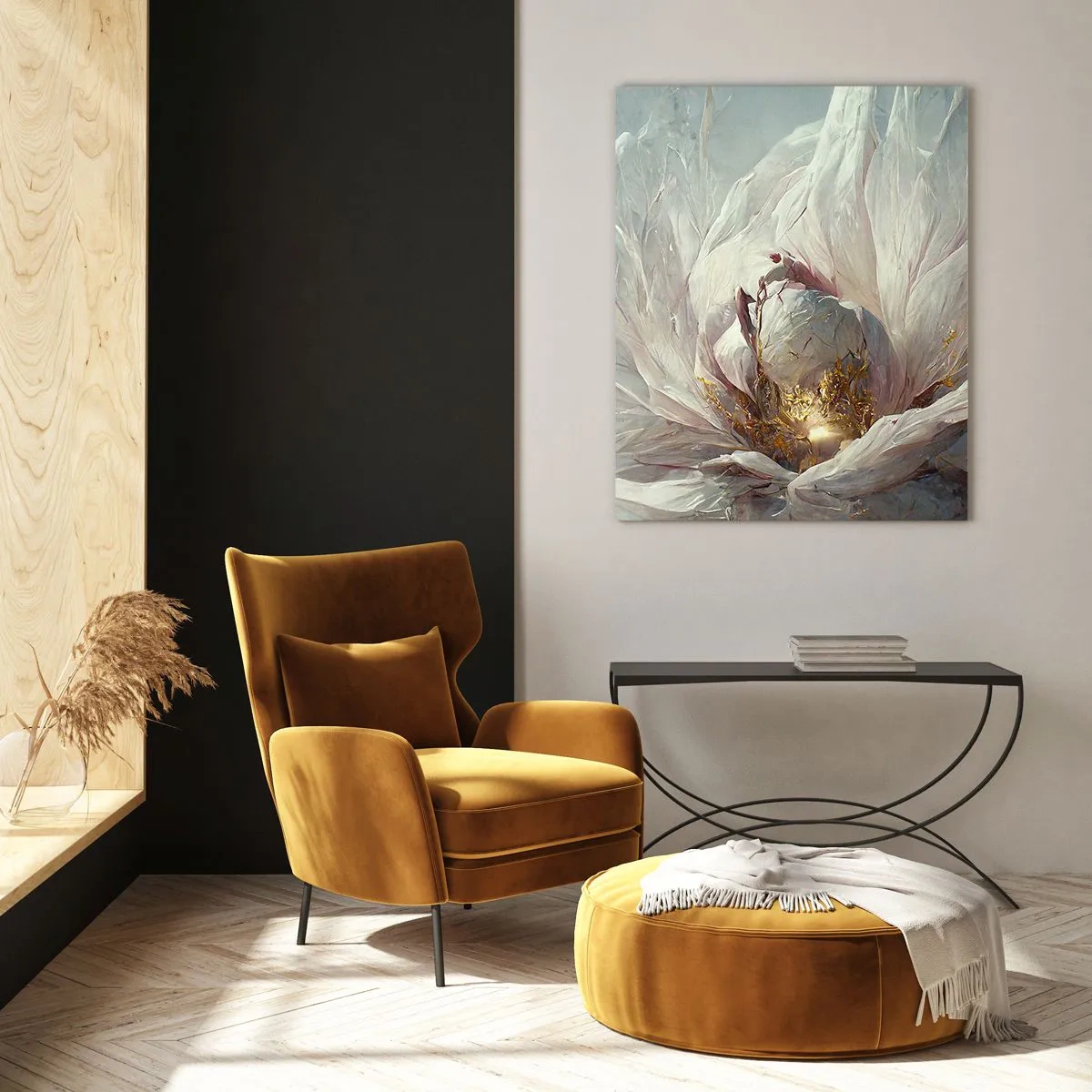 Billede på glas - Blomstrer en gang om hundrede år - 50x70 cm