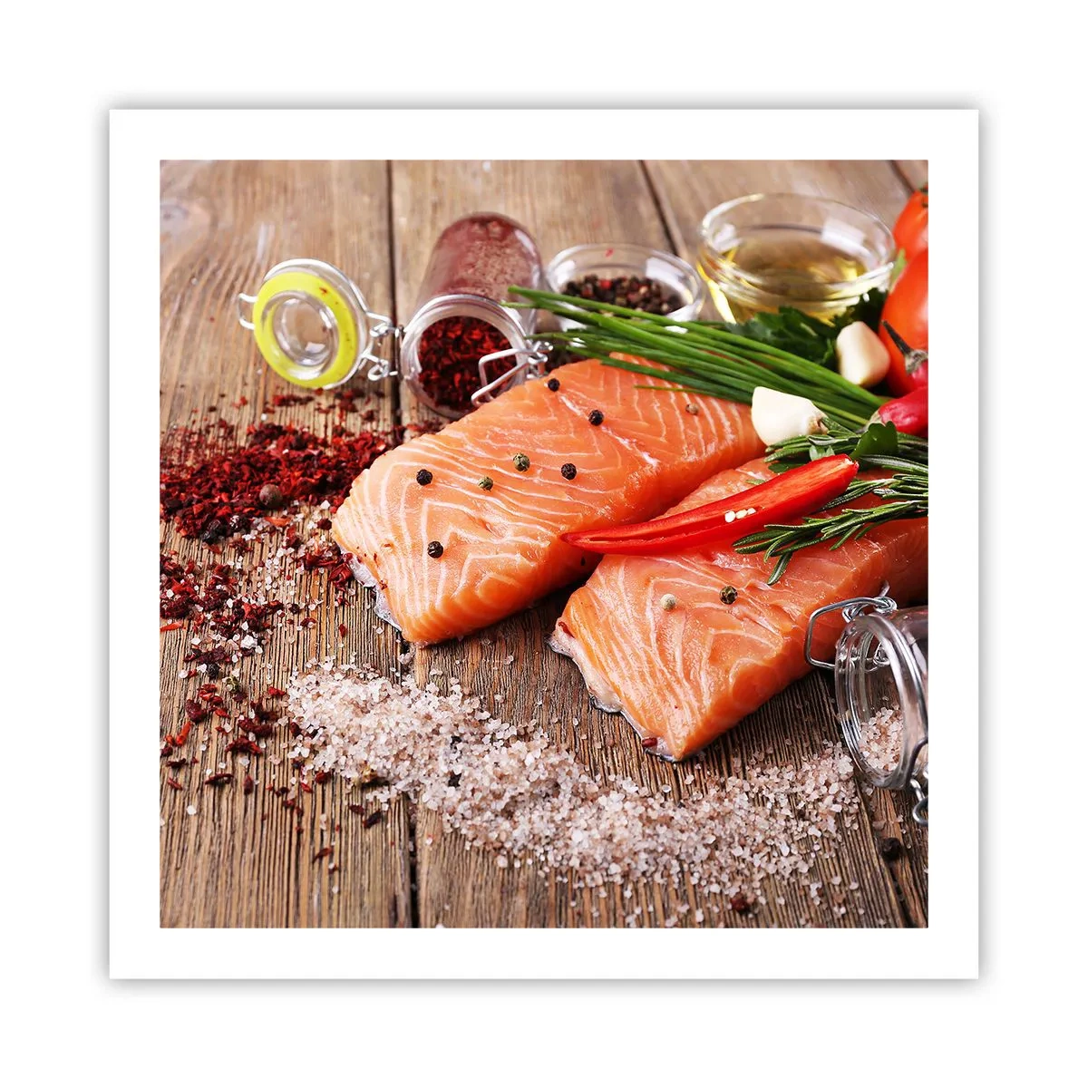 Plakat - Norske køkken eventyr - 60x60 cm