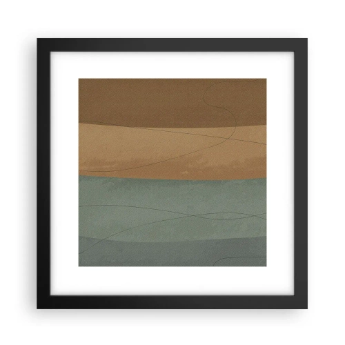Plakat i sort ramme - Vandret sammensætning - 30x30 cm