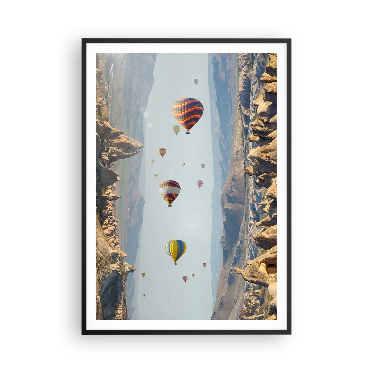 Plakat i sort ramme - Alt er muligt her - 70x100 cm