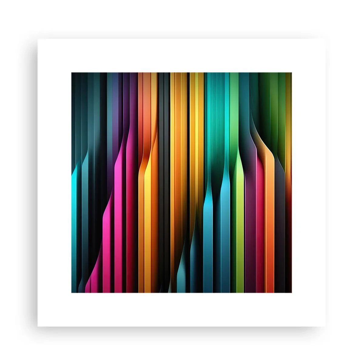 Plakat - Lysende orgel - 30x30 cm