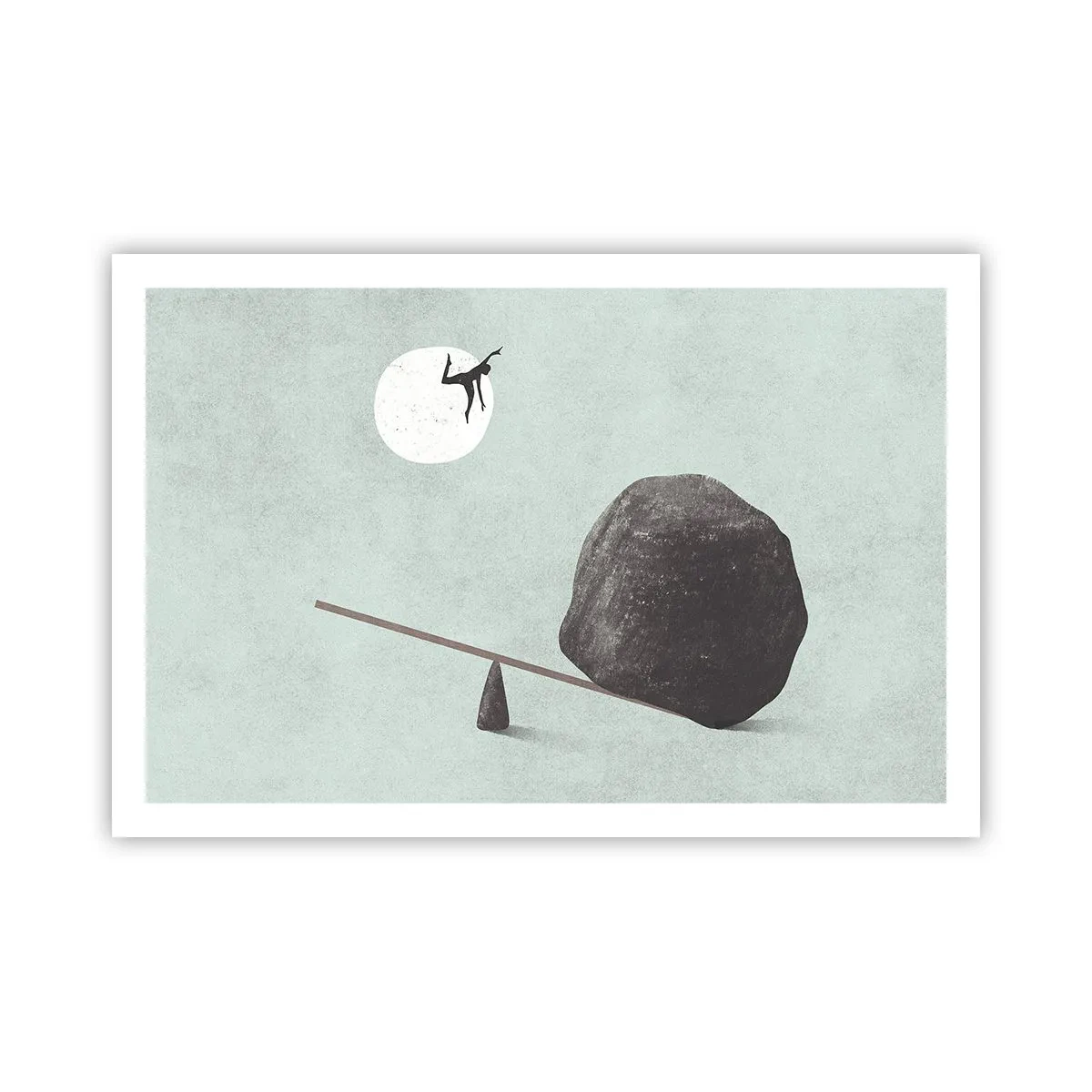 Plakat - En drøm går i opfyldelse - 91x61 cm