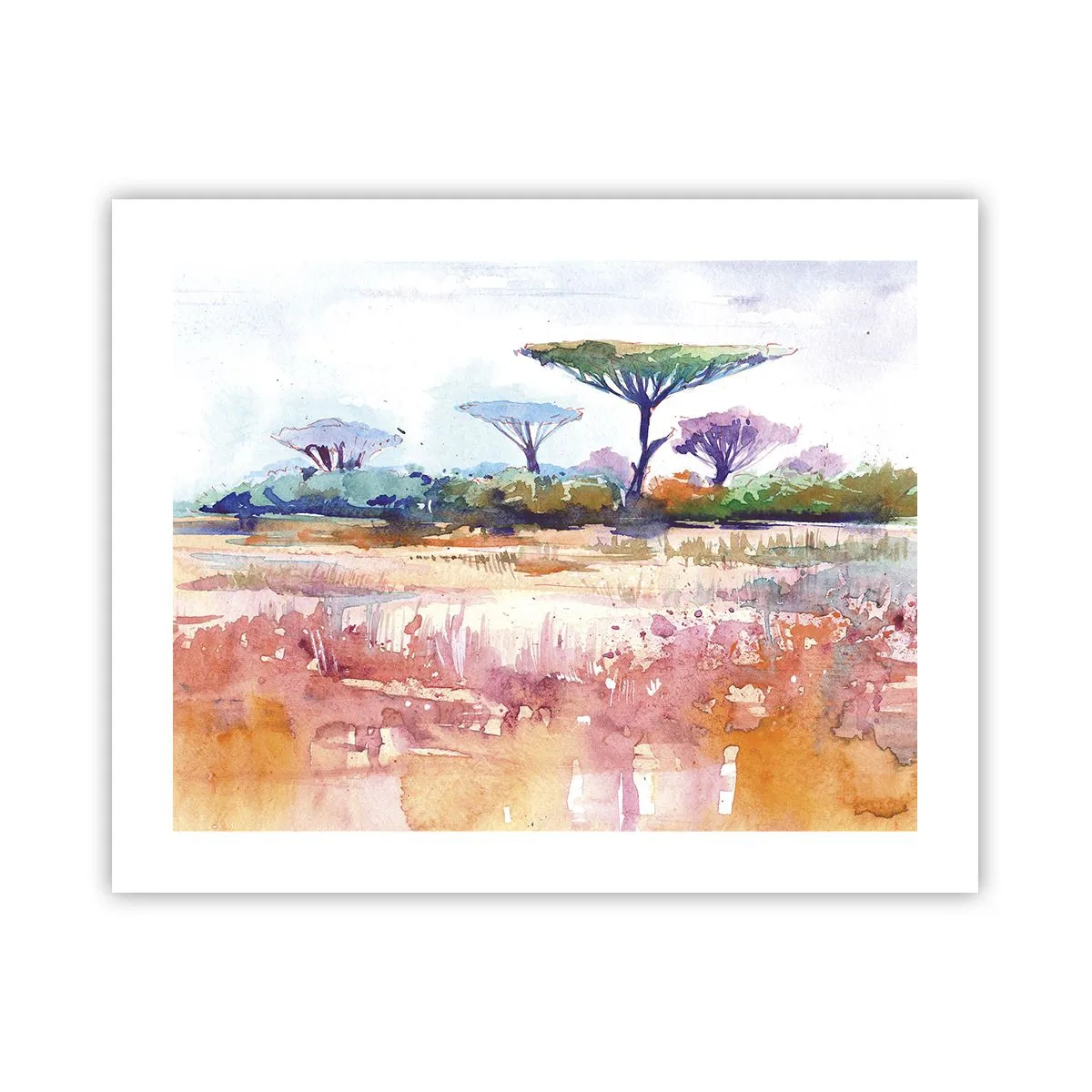 Plakat - Savannens farver - 50x40 cm