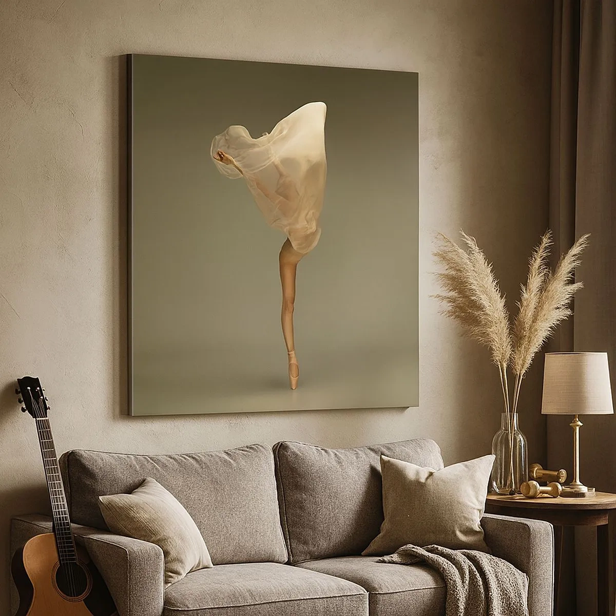 Lærredstryk - Billede på lærred - Den er ved at flyve - 30x30 cm