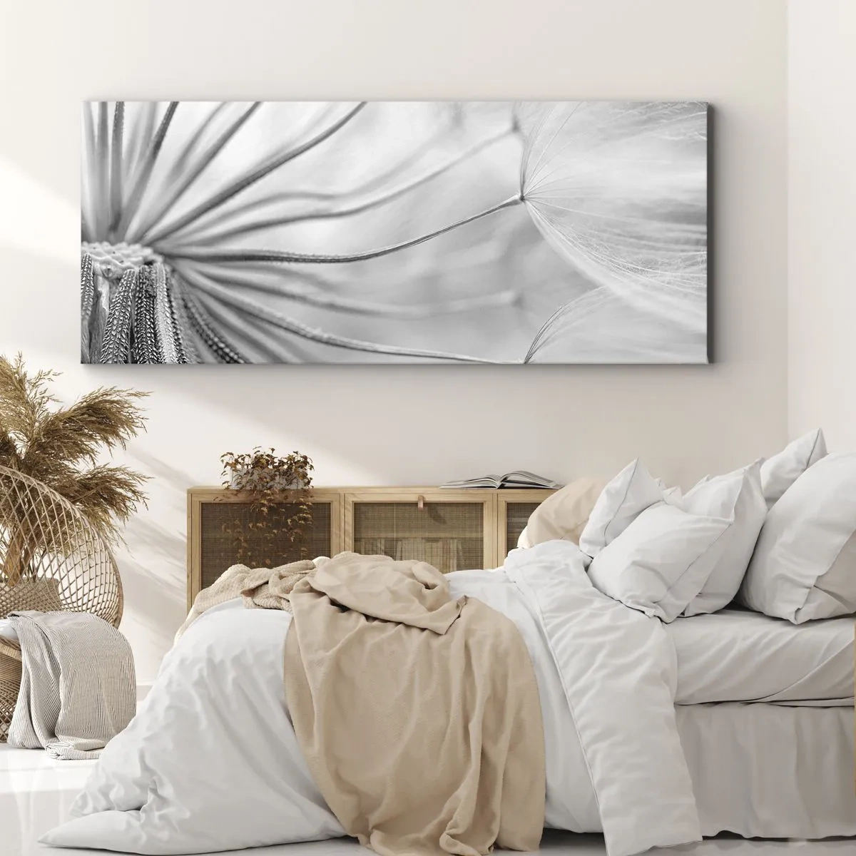 Lærredstryk - Billede på lærred - Blæsende drager - 100x40 cm