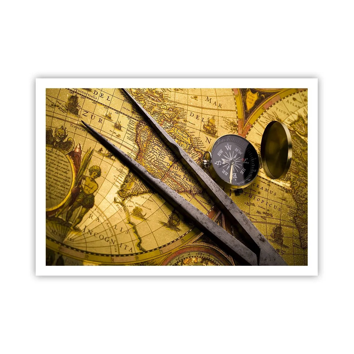 Plakat - Hvor er skattene? - 100x70 cm