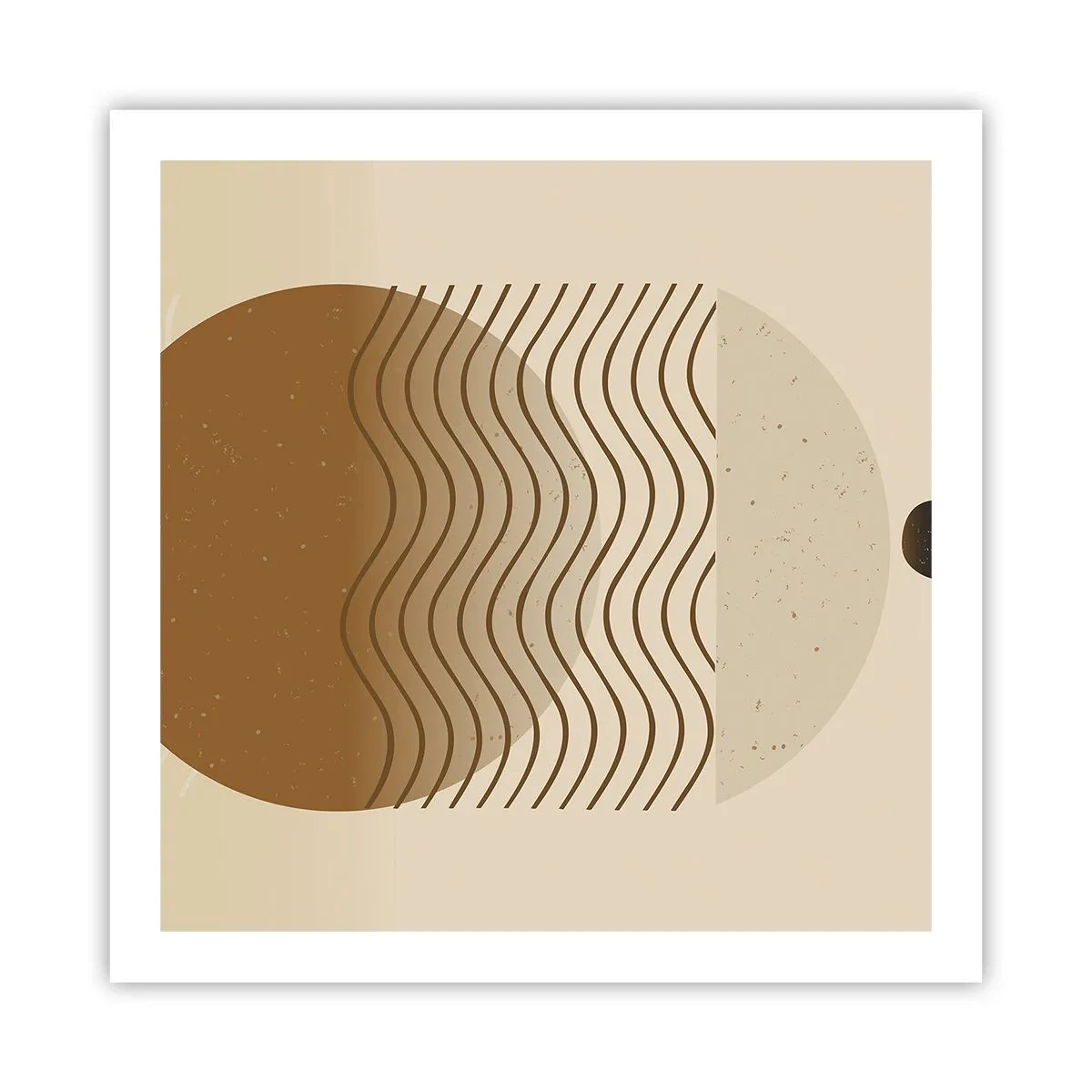 Plakat - Om geometriske figurers oprindelse - 60x60 cm