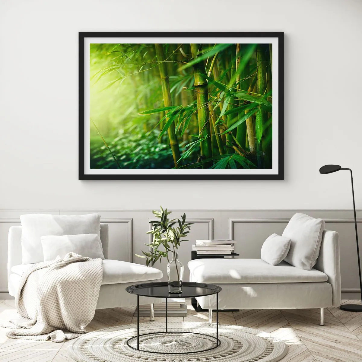 Plakat i sort ramme - Lær selve det grønne at kende - 50x40 cm