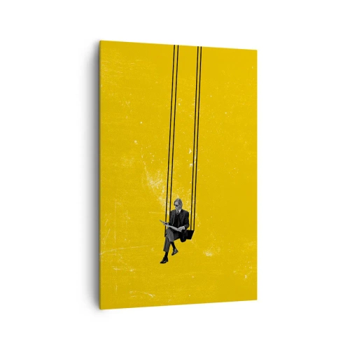 Lærredstryk - Billede på lærred - En dag som alle andre - 80x120 cm