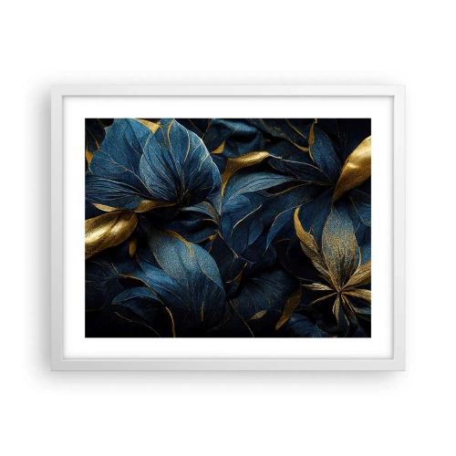 Plakat i hvid ramme - Foret med guld - 50x40 cm