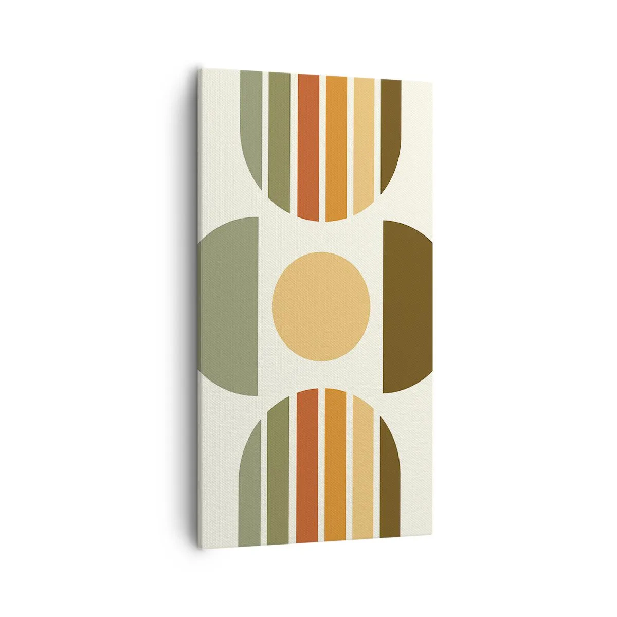 Lærredstryk - Billede på lærred - I jordfarver - 55x100 cm