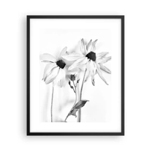 Plakat i sort ramme - Ingen ønsker at være alene - 40x50 cm