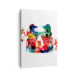 Lærredstryk - Billede på lærred - Jeg elsker det! - 70x100 cm