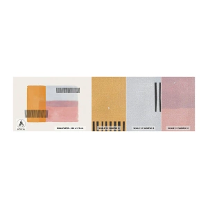 Prøve Fototapet Premium Canvas - Fra hjørne til hjørne - Abstraktion, Stykke, Minimalisme - 100x30 cm