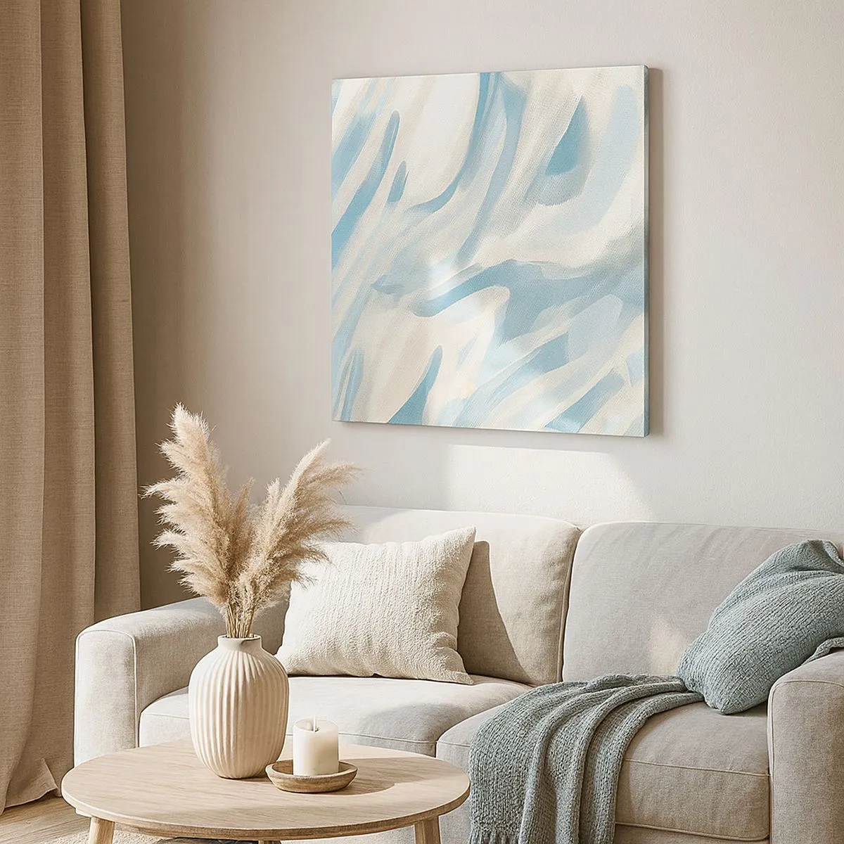 Lærredstryk - Billede på lærred - Forårsbriser - 30x30 cm