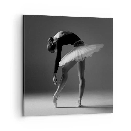 Lærredstryk - Billede på lærred - Bella balerina - 50x50 cm