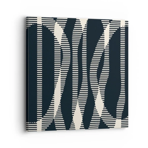 Lærredstryk - Billede på lærred - Forsøg på at bryde igennem mørket - 30x30 cm