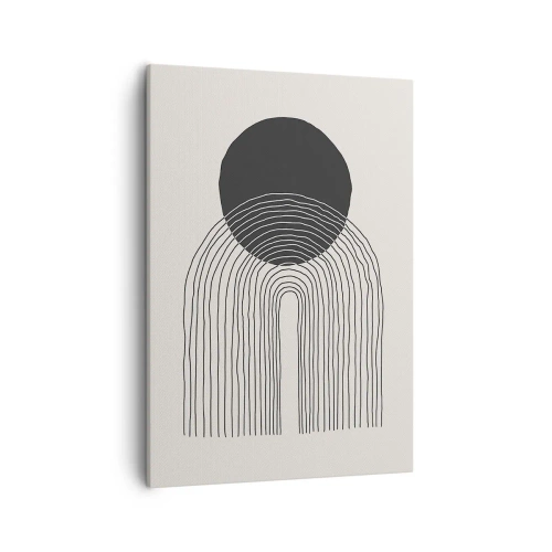 Lærredstryk - Billede på lærred - Rystende og selvsikker - 50x70 cm