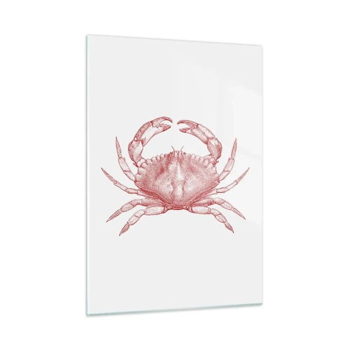 Billede på glas - Krabbe over krabber - 50x70 cm