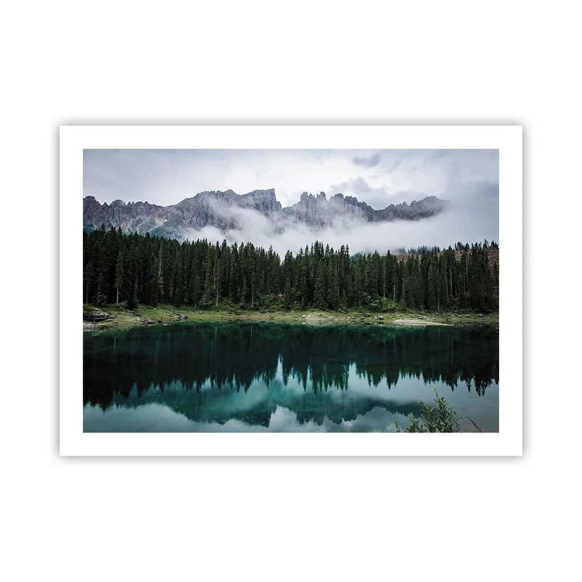 Plakat - Hys, tys, lad os ikke vække sovevandet... - 70x50 cm