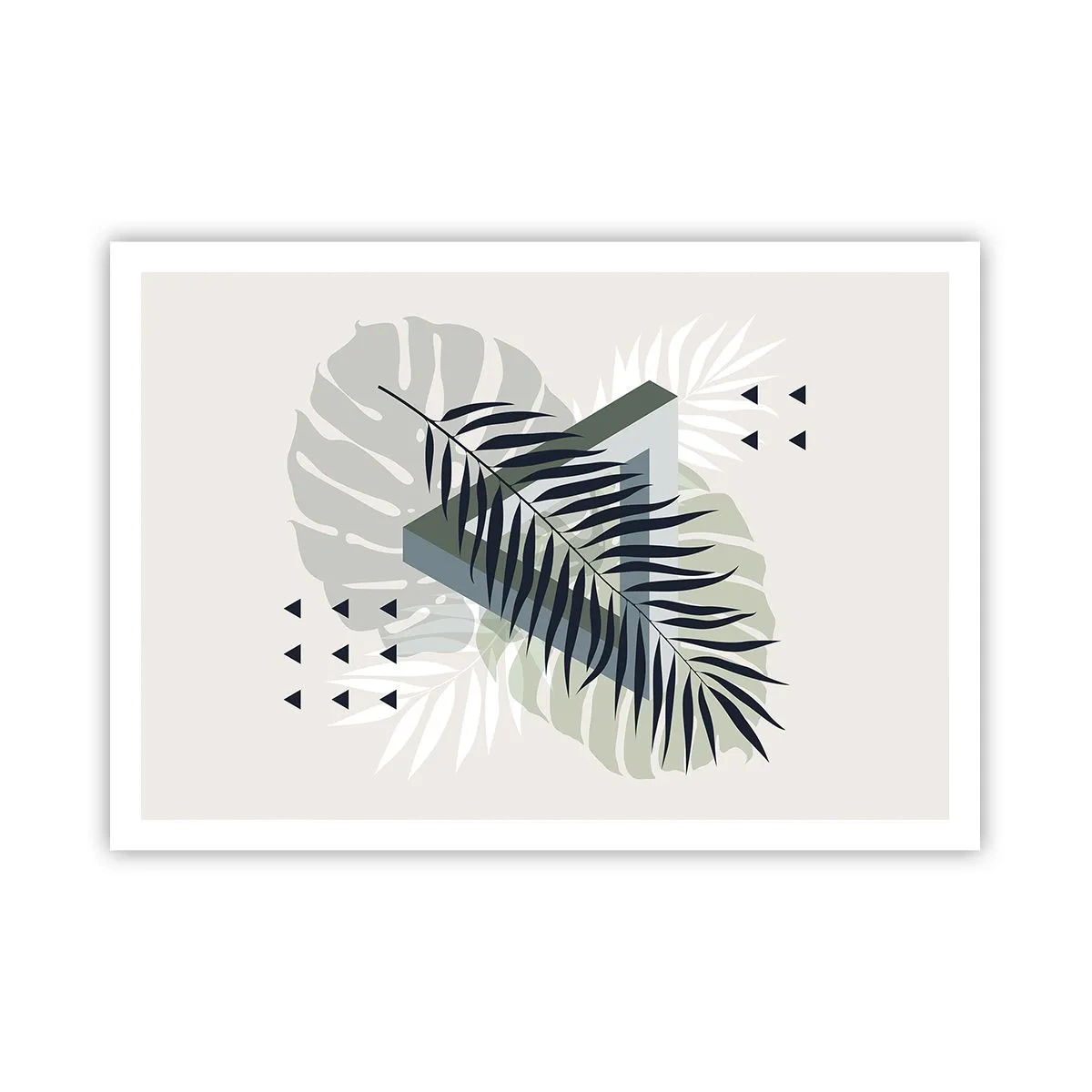 Plakat - Natur og geometri - to ordener? - 100x70 cm