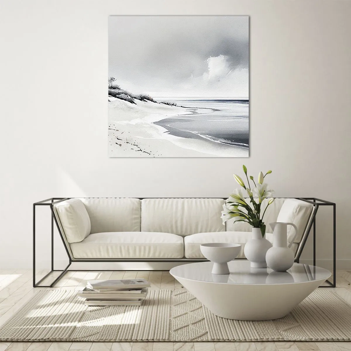 Billede på glas - Altid sammen - 60x60 cm