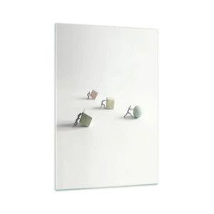 Billede på glas - Selve livet - 70x100 cm