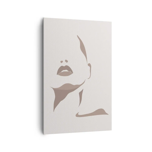 Lærredstryk - Billede på lærred - Skabt af lys og skygge - 80x120 cm