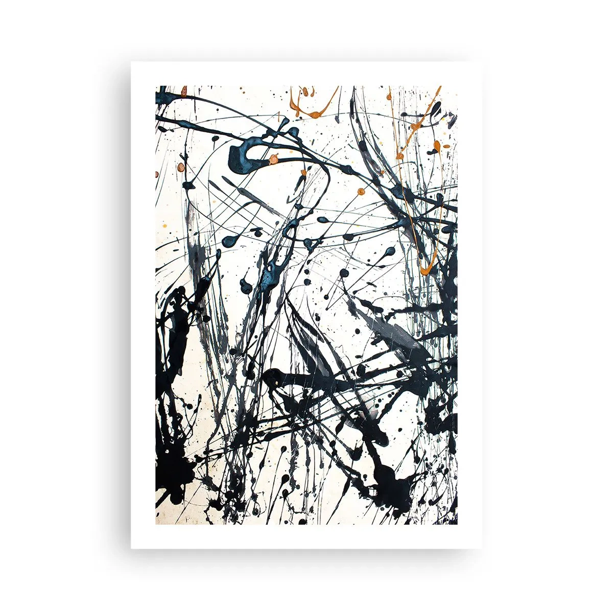 Plakat - Ekspressionistisk abstraktion - 50x70 cm