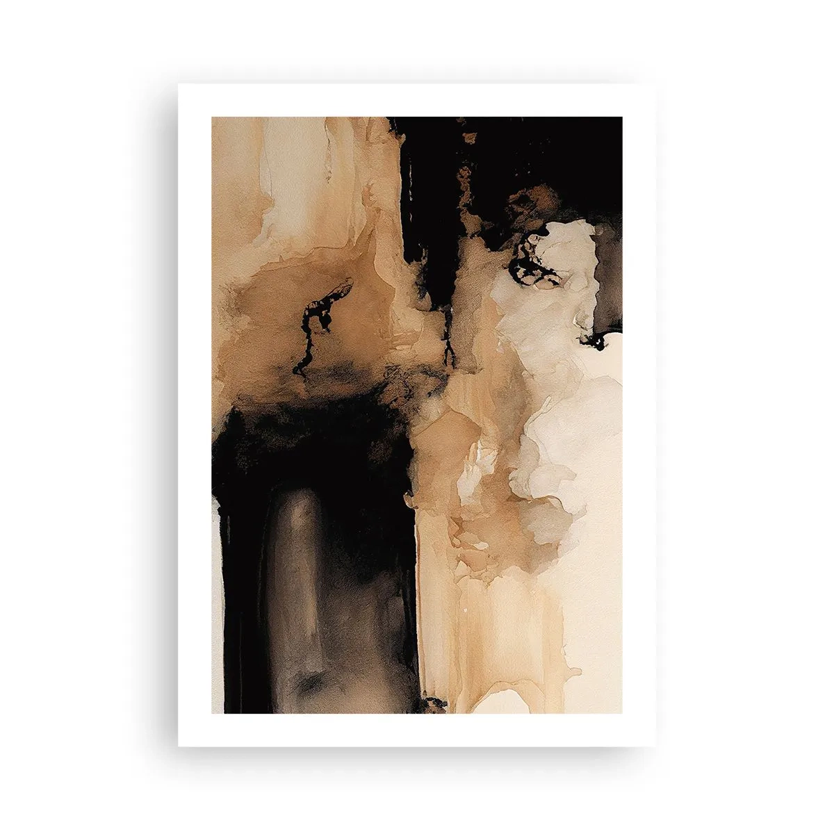 Plakat - En spændende abstraktion - 50x70 cm