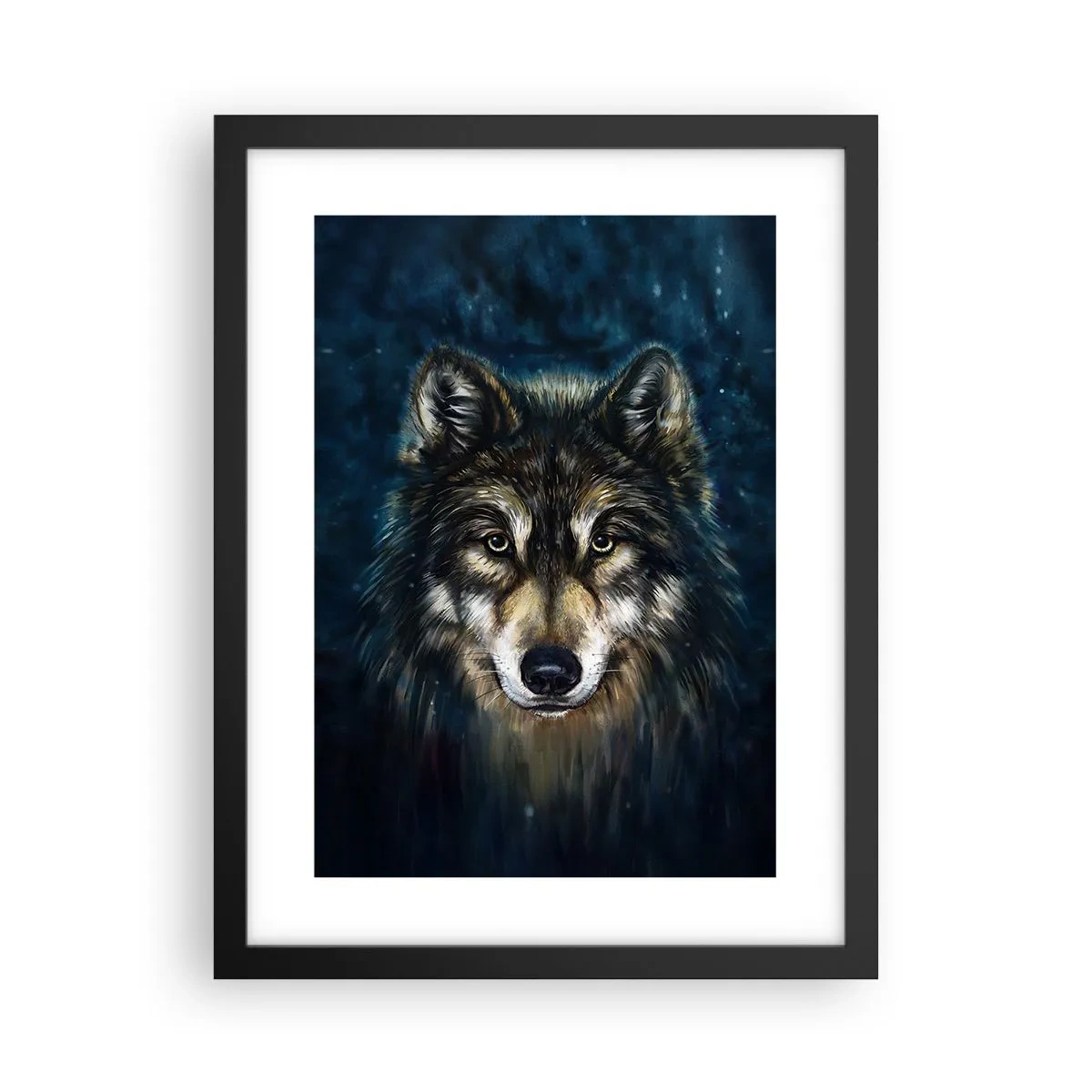 Plakat i sort ramme - Alfa? Og omega - 30x40 cm