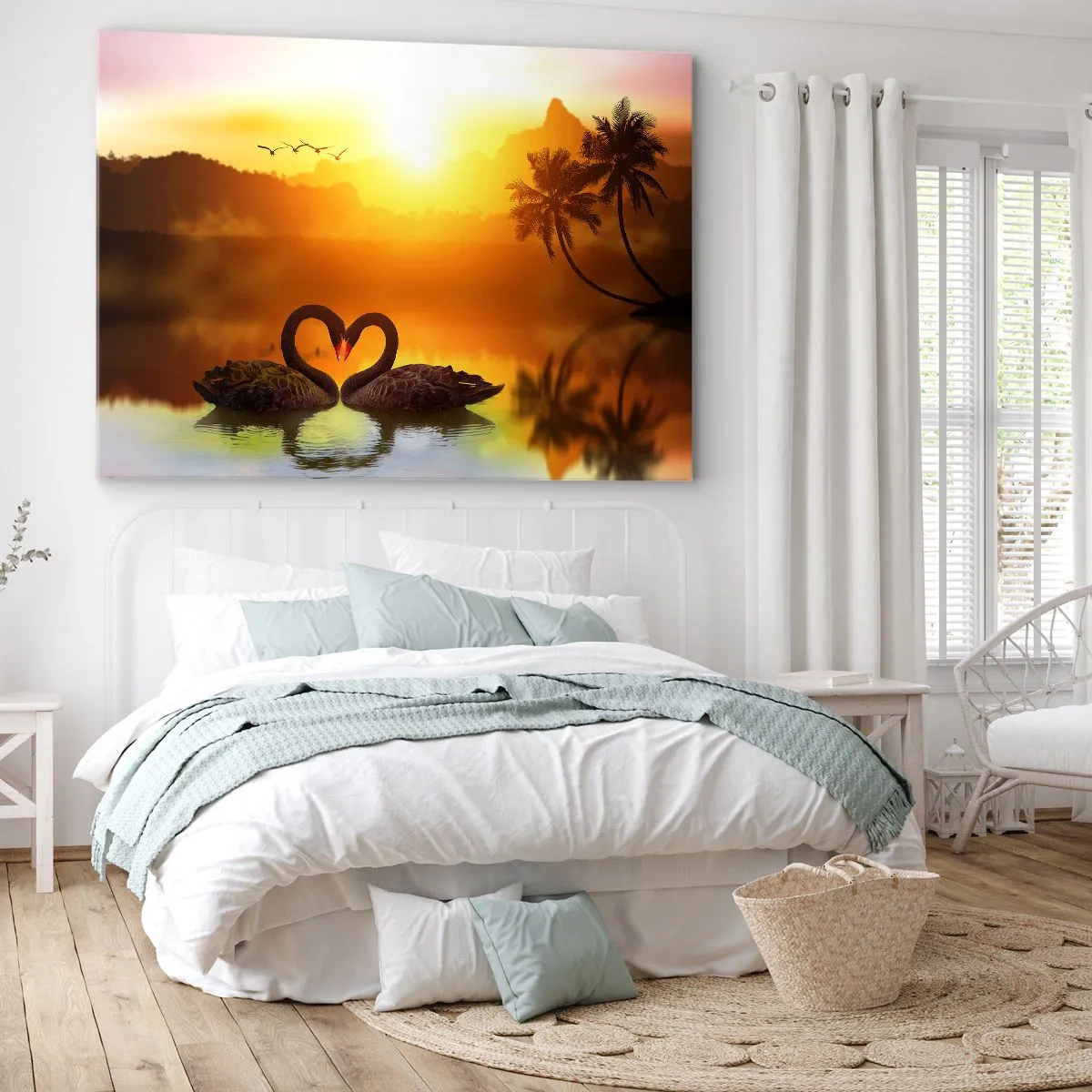 Lærredstryk - Billede på lærred - Alt til parring - 120x80 cm