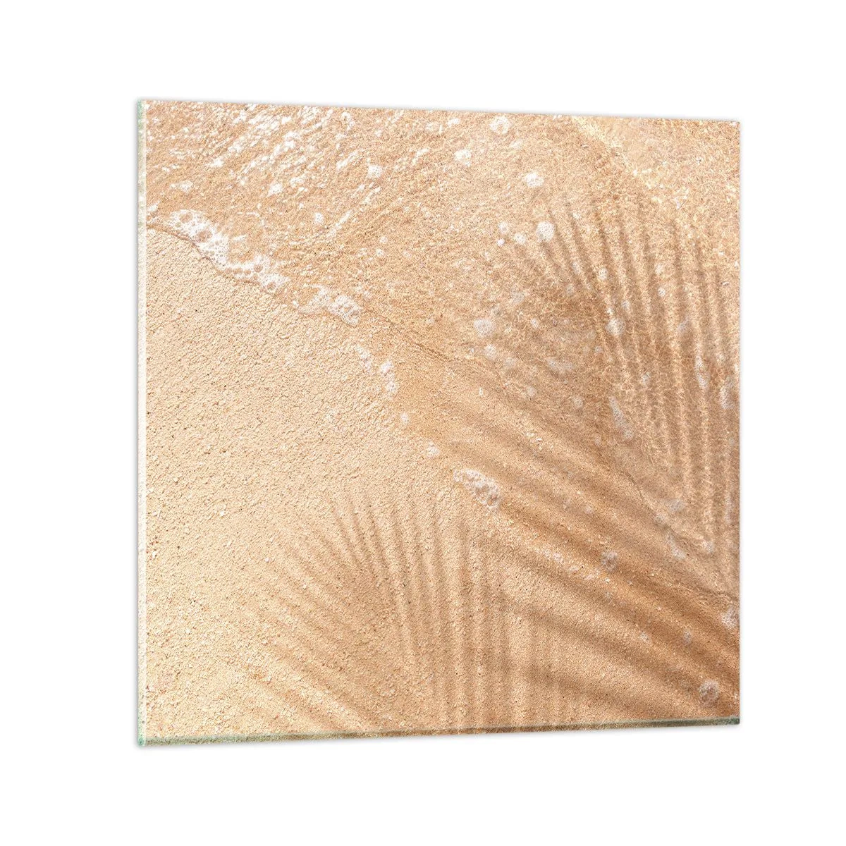 Billede på glas - Skyggen af en varm sommer - 40x40 cm