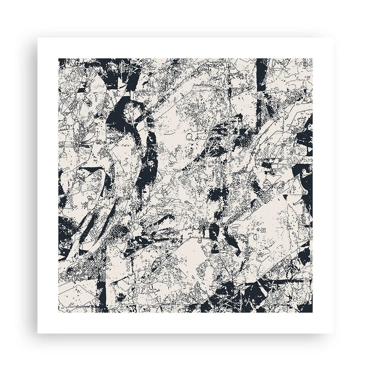 Plakat - Modsætningernes gennemtrængning - 50x50 cm