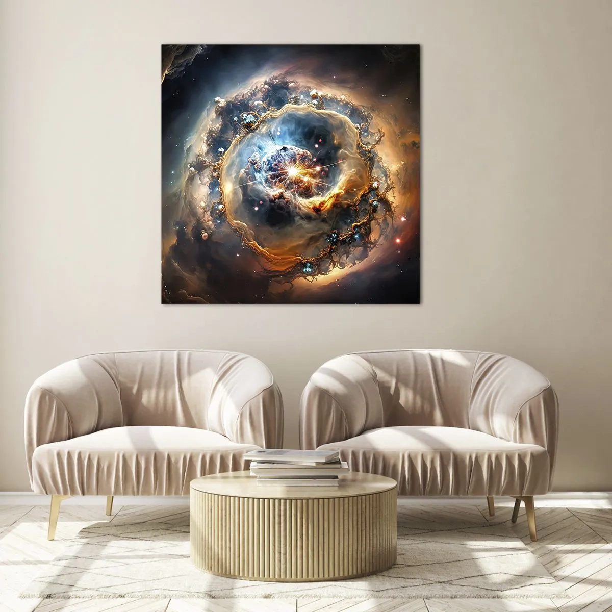 Billede på glas - Begyndelse - 30x30 cm