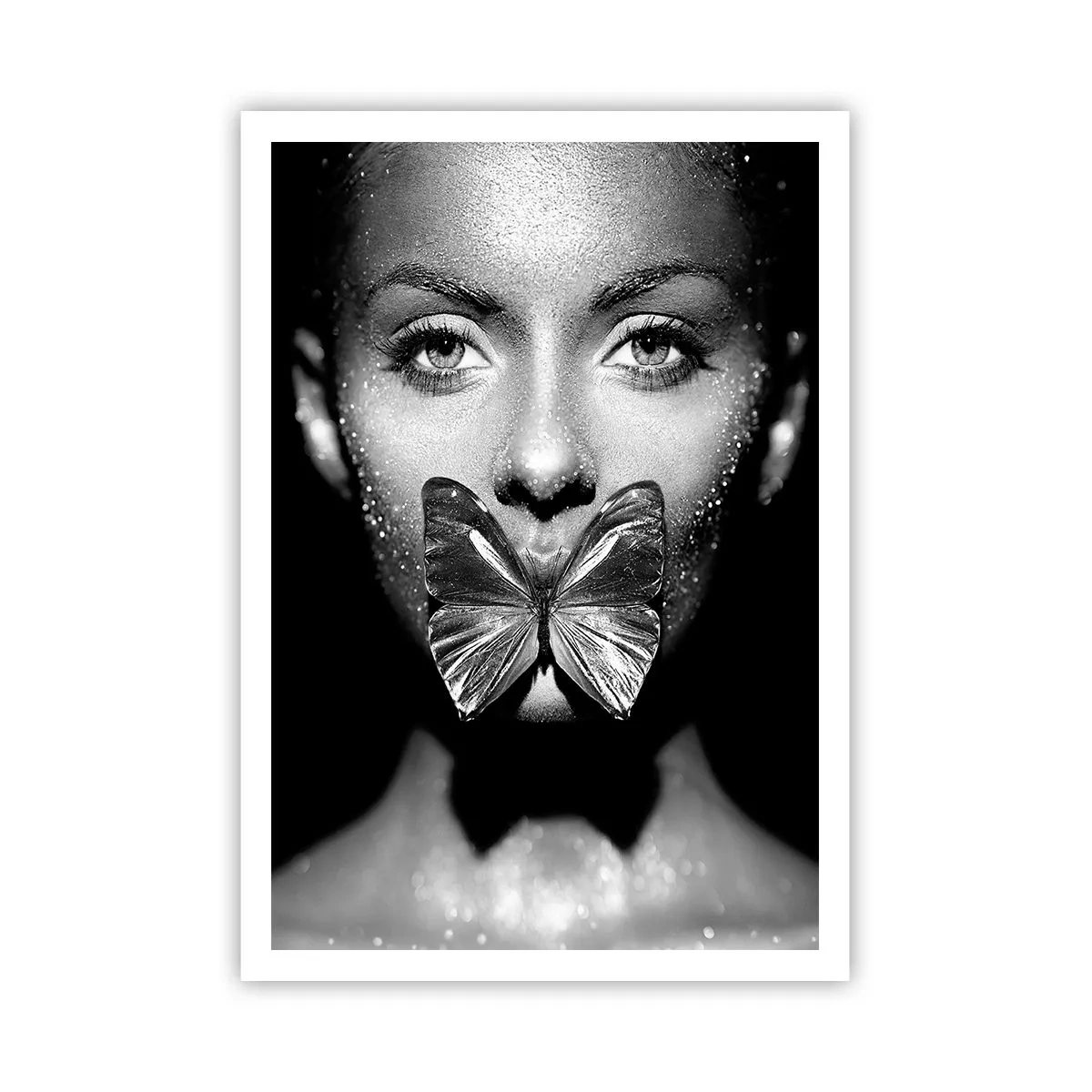 Plakat - Sommerfuglekys - 70x100 cm