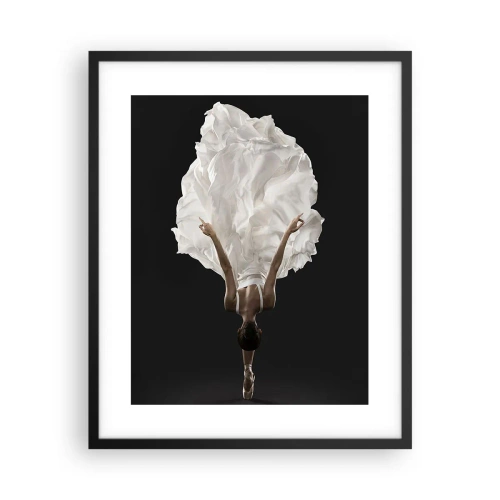Plakat i sort ramme - Usædvanlige baner - 40x50 cm