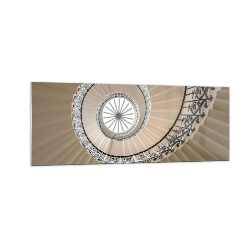 Billede på glas - I midten af en skal - 140x50 cm