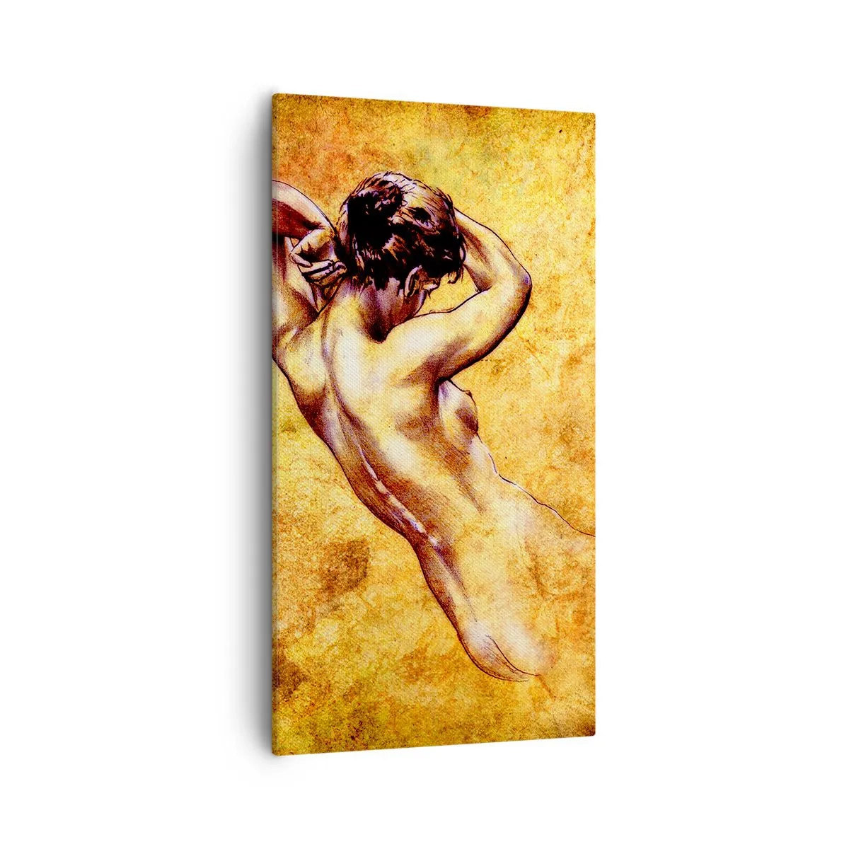 Lærredstryk - Billede på lærred - Afsløret, men stadig et mysterium - 55x100 cm