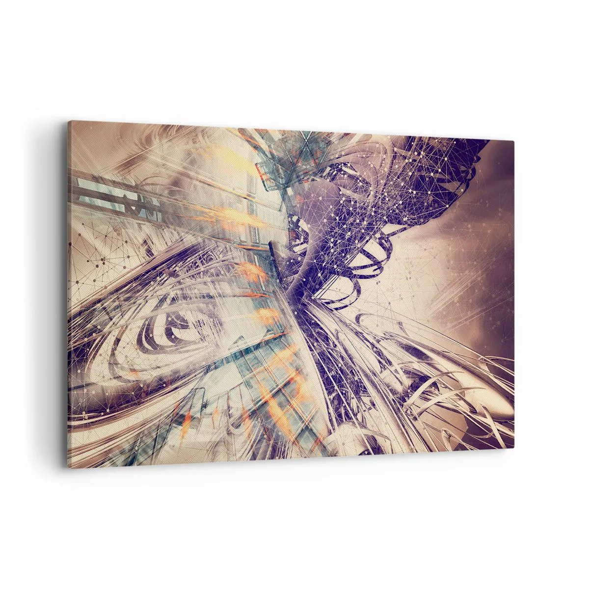 Lærredstryk - Billede på lærred - I stor hast - 100x70 cm